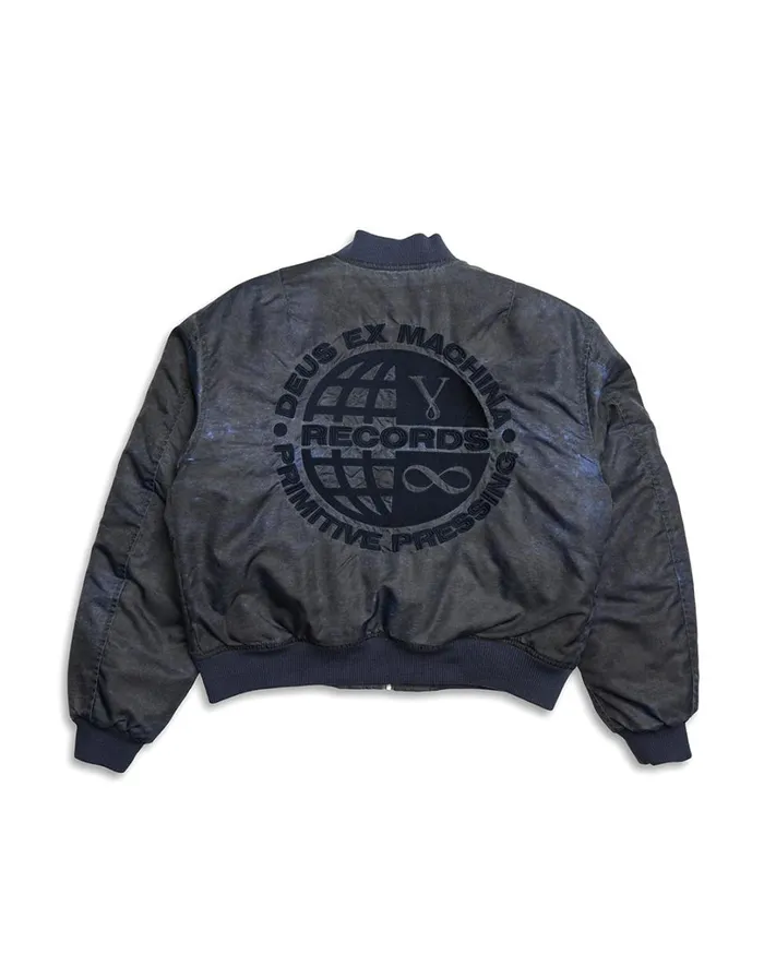 Wellness Acid Bomber 8211 Vintage Navy Women Deus Ex Machina Outerwear Wellness Acid Bomber 8211 Vintage Navy Women Deus Ex Machina Outerwear