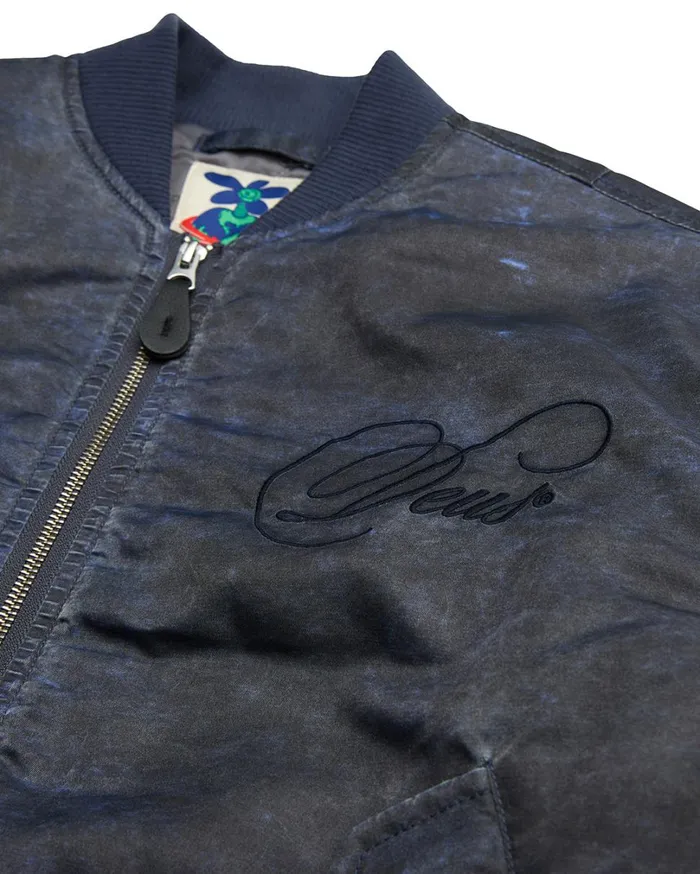 Wellness Acid Bomber 8211 Vintage Navy Women Deus Ex Machina Outerwear Wellness Acid Bomber 8211 Vintage Navy Women Deus Ex Machina Outerwear