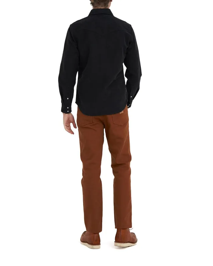 Western Moleskin Shirt 8211 Black Men Deus Ex Machina Shirts Western Moleskin Shirt 8211 Black Men Deus Ex Machina Shirts