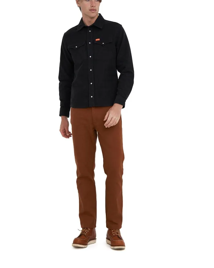 Western Moleskin Shirt 8211 Black Men Deus Ex Machina Shirts Western Moleskin Shirt 8211 Black Men Deus Ex Machina Shirts