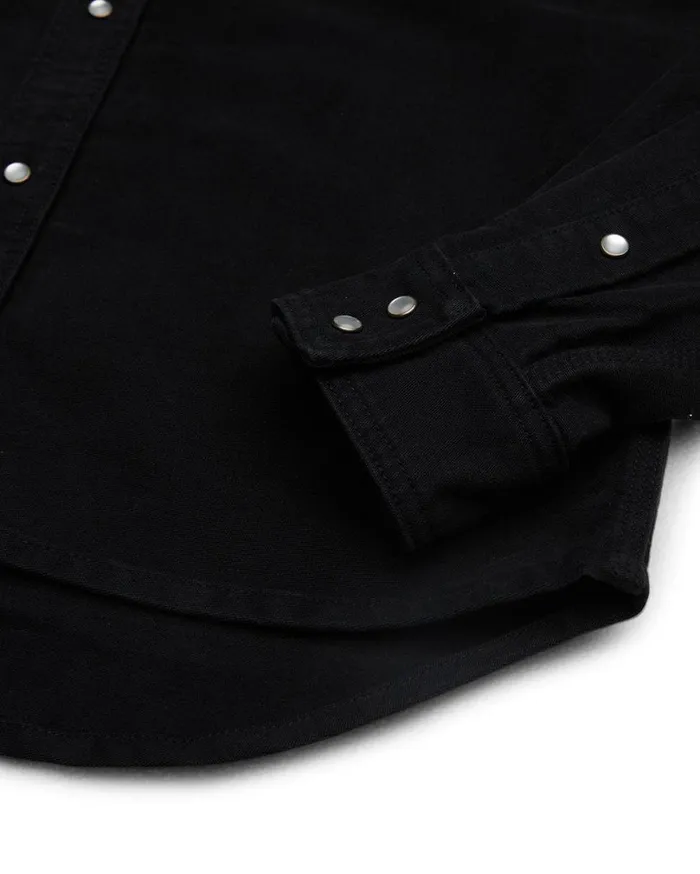 Western Moleskin Shirt 8211 Black Men Deus Ex Machina Shirts Western Moleskin Shirt 8211 Black Men Deus Ex Machina Shirts