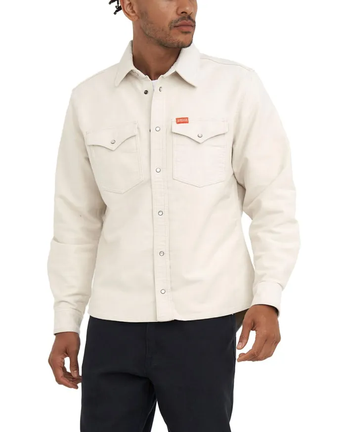 Western Moleskin Shirt 8211 Dirty White Men Deus Ex Machina Shirts