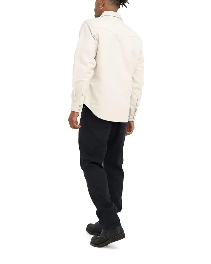 Western Moleskin Shirt 8211 Dirty White Men Deus Ex Machina Shirts Western Moleskin Shirt 8211 Dirty White Men Deus Ex Machina Shirts