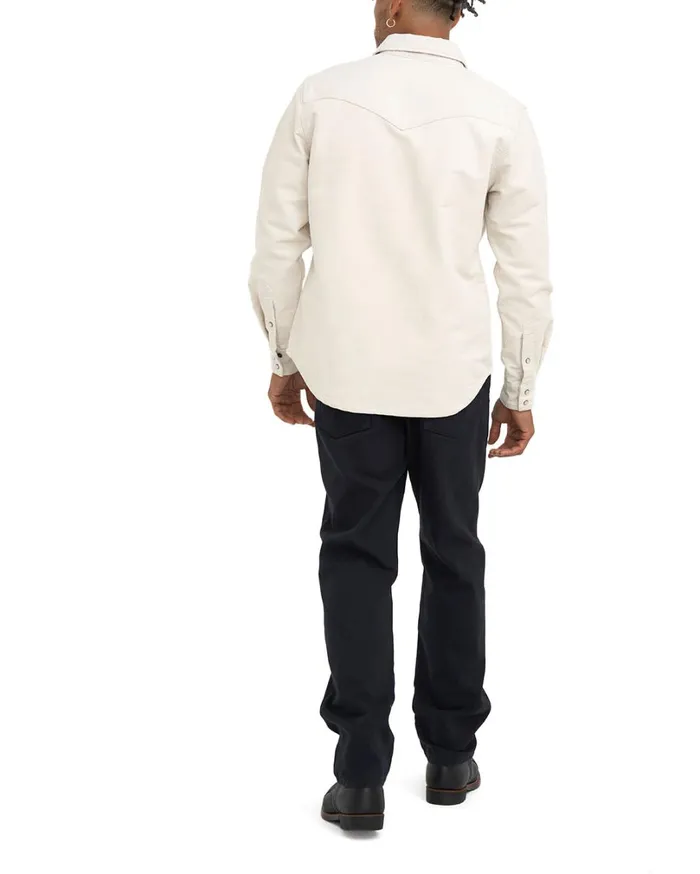 Western Moleskin Shirt 8211 Dirty White Men Deus Ex Machina Shirts Western Moleskin Shirt 8211 Dirty White Men Deus Ex Machina Shirts