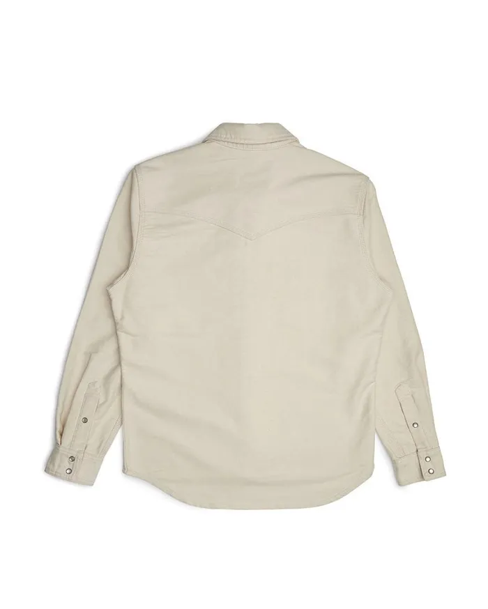 Western Moleskin Shirt 8211 Dirty White Men Deus Ex Machina Shirts Western Moleskin Shirt 8211 Dirty White Men Deus Ex Machina Shirts