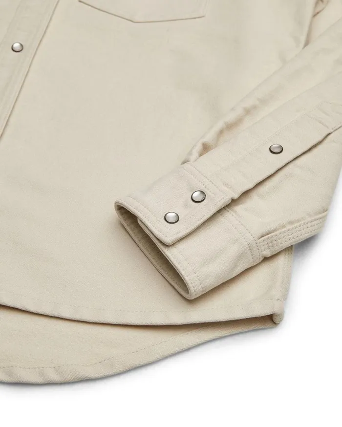 Western Moleskin Shirt 8211 Dirty White Men Deus Ex Machina Shirts Western Moleskin Shirt 8211 Dirty White Men Deus Ex Machina Shirts