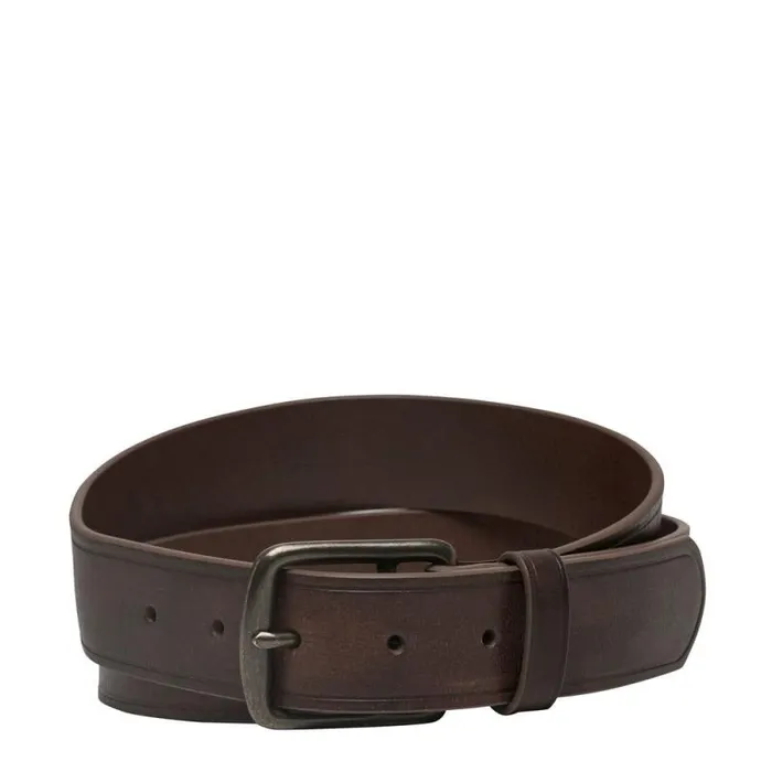 Windsor Smith Belts Men LOUIS JEAN BELT CHOCOLATE LEATHER