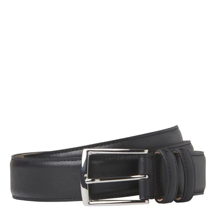 Windsor Smith Belts Men MEN039S DRESS BELT BLACK LEATHER