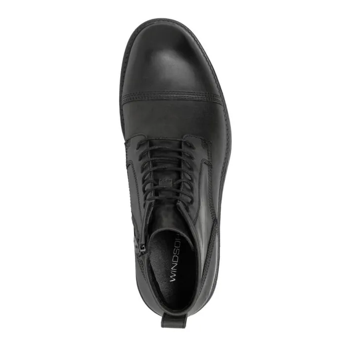 Windsor Smith Boots Men ABEL BLACK LEATHER BOOTS Windsor Smith Boots Men ABEL BLACK LEATHER BOOTS