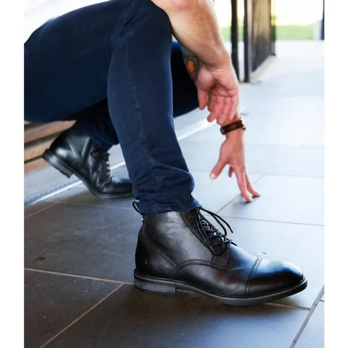 Windsor Smith Boots Men ABEL BLACK LEATHER BOOTS Windsor Smith Boots Men ABEL BLACK LEATHER BOOTS