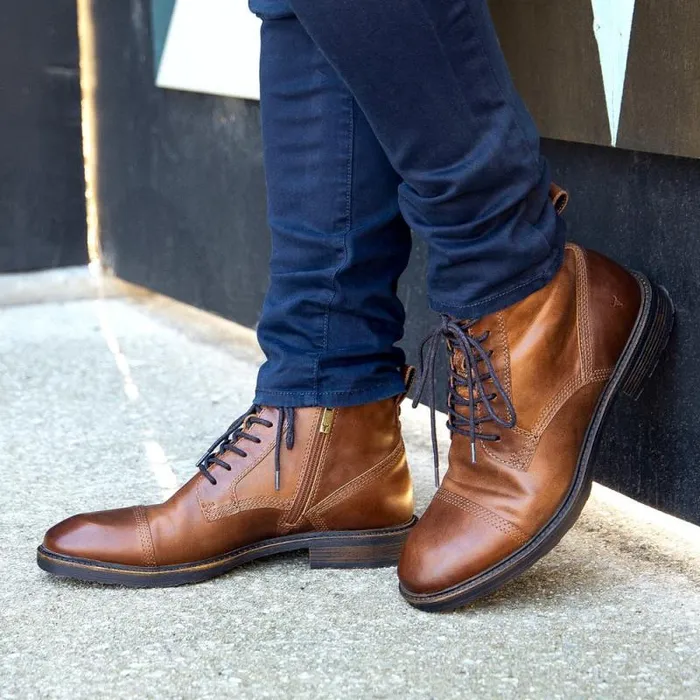 Windsor Smith Boots Men ABEL TAN LEATHER BOOTS Windsor Smith Boots Men ABEL TAN LEATHER BOOTS
