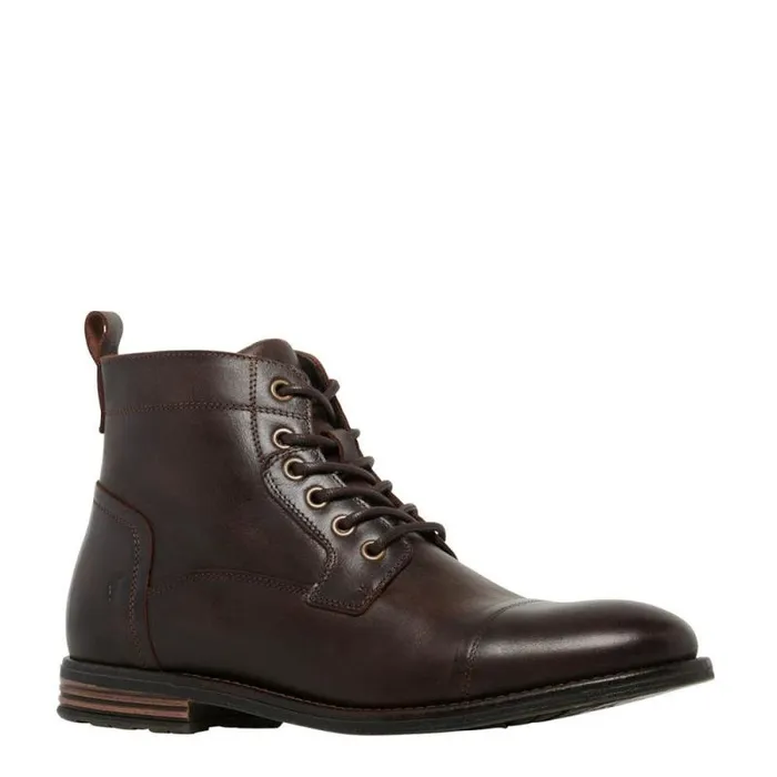 Windsor Smith Boots Men AIDAN DARK BROWN LEATHER BOOTS Windsor Smith Boots Men AIDAN DARK BROWN LEATHER BOOTS