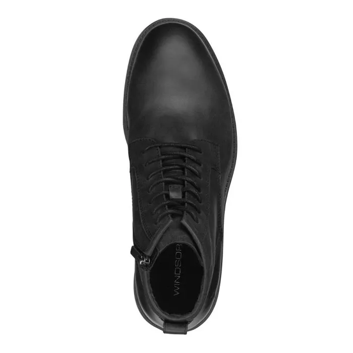 Windsor Smith Boots Men ANSEL BLACK LEATHER BOOTS Windsor Smith Boots Men ANSEL BLACK LEATHER BOOTS
