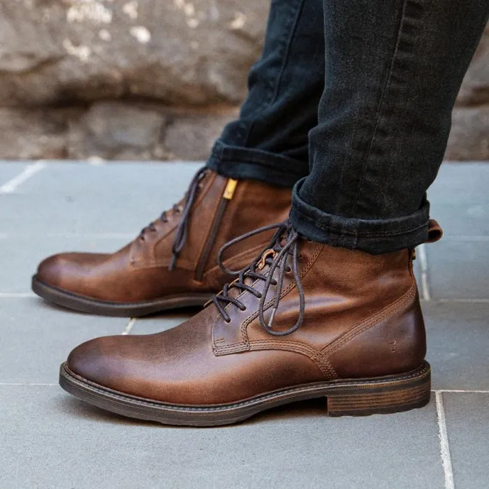 Windsor Smith Boots Men ANSEL DARK BROWN LEATHER BOOTS Windsor Smith Boots Men ANSEL DARK BROWN LEATHER BOOTS