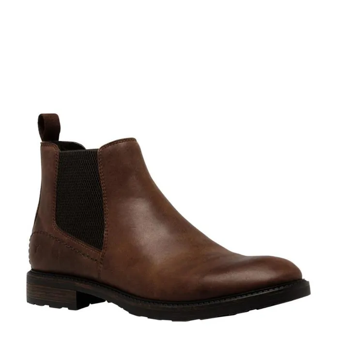 Windsor Smith Boots Men ARLO DARK BROWN LEATHER BOOTS Windsor Smith Boots Men ARLO DARK BROWN LEATHER BOOTS