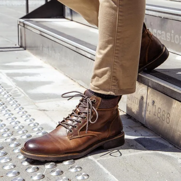 Windsor Smith Boots Men BEAU DARK BROWN LEATHER BOOTS Windsor Smith Boots Men BEAU DARK BROWN LEATHER BOOTS