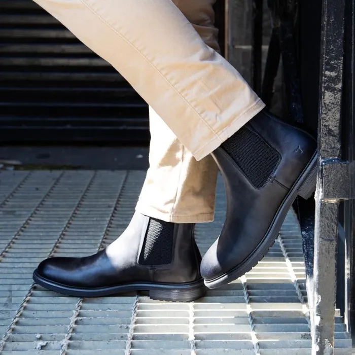Windsor Smith Boots Men BECKETT BLACK LEATHER BOOTS Windsor Smith Boots Men BECKETT BLACK LEATHER BOOTS