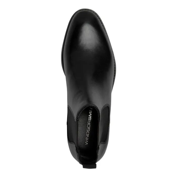 Windsor Smith Boots Men DANIELE BLACK LEATHER BOOTS Windsor Smith Boots Men DANIELE BLACK LEATHER BOOTS