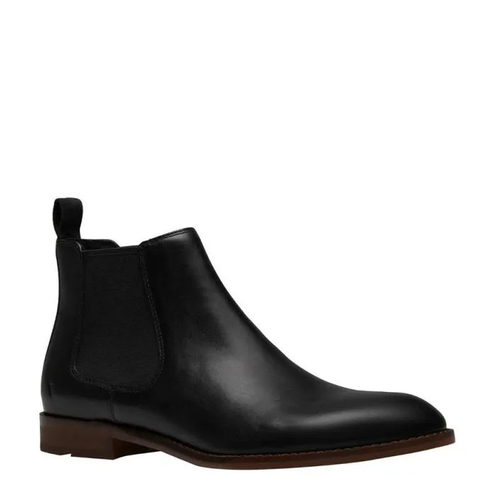Windsor Smith Boots Men DANIELE BLACKNATURAL SOLE BOOTS