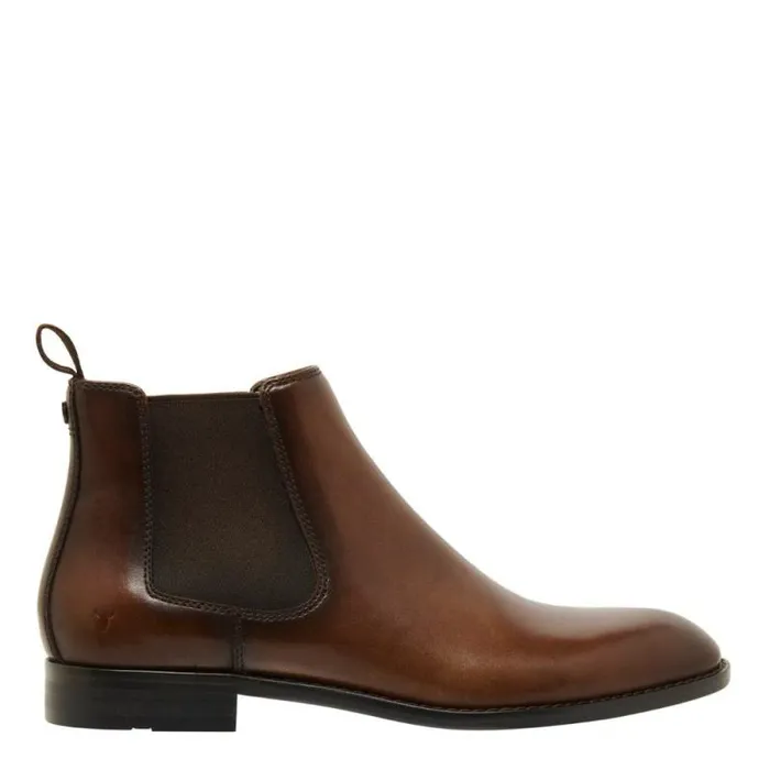 Windsor Smith Boots Men DANIELE DARK BROWN LEATHER BOOTS