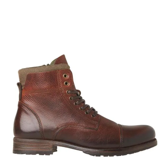 Windsor Smith Boots Men FEVERR COGNAC LEATHER BOOTS