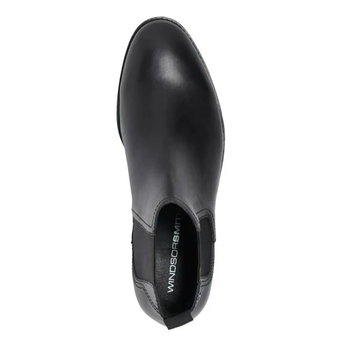 Windsor Smith Boots Men GEORGE BLACK LEATHER BOOTS Windsor Smith Boots Men GEORGE BLACK LEATHER BOOTS