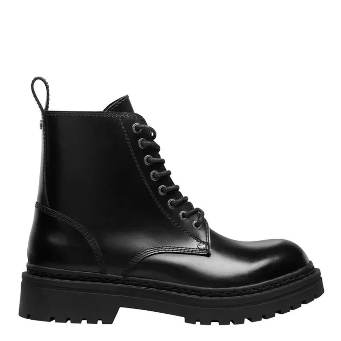 Windsor Smith Boots Men HUNTER BLACK LEATHER BOOTS