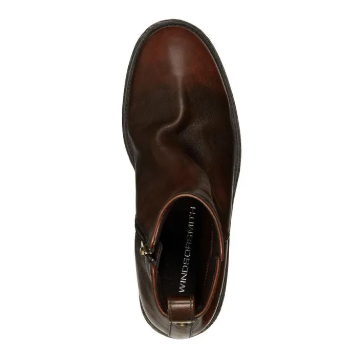 Windsor Smith Boots Men JULIUS TOBACCO LEATHER BOOTS Windsor Smith Boots Men JULIUS TOBACCO LEATHER BOOTS