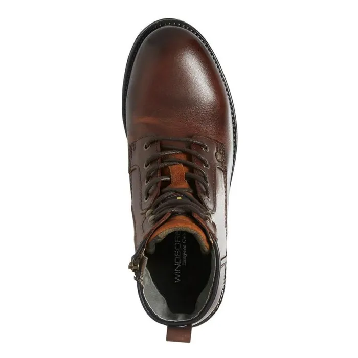 Windsor Smith Boots Men JUSTIN COGNAC LEATHER BOOTS Windsor Smith Boots Men JUSTIN COGNAC LEATHER BOOTS