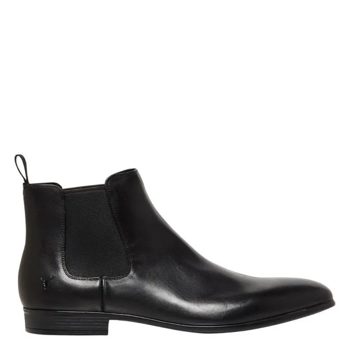 Windsor Smith Boots Men MARI BLACK LEATHER BOOTS