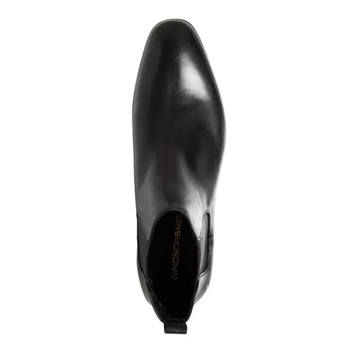 Windsor Smith Boots Men MARI BLACK LEATHER BOOTS Windsor Smith Boots Men MARI BLACK LEATHER BOOTS