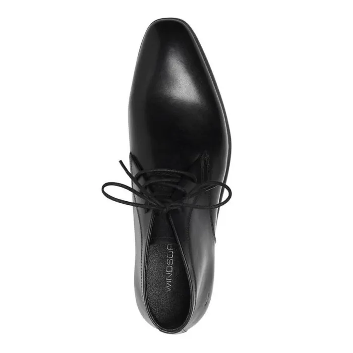 Windsor Smith Boots Men MYLES BLACK LEATHER BOOTS Windsor Smith Boots Men MYLES BLACK LEATHER BOOTS