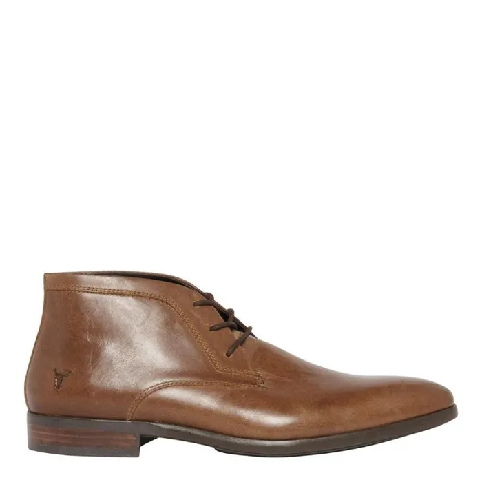 Windsor Smith Boots Men MYLES BROWN LEATHER BOOTS