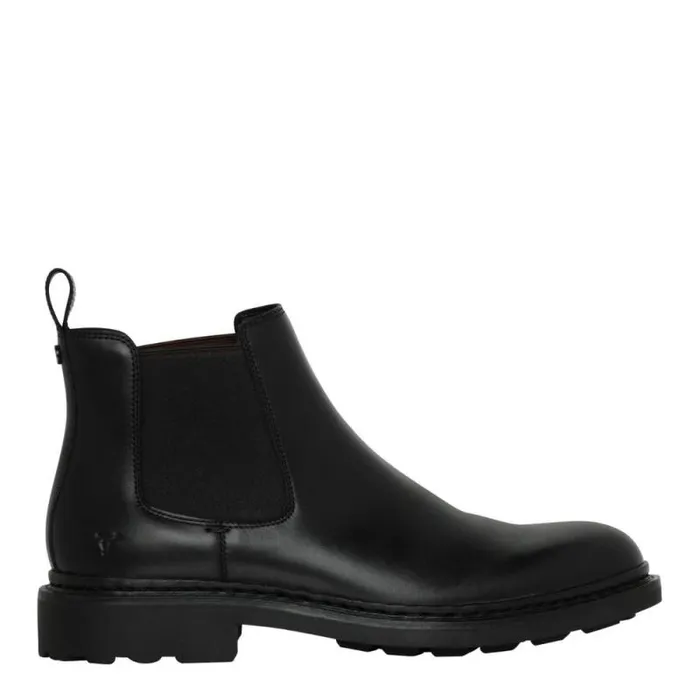Windsor Smith Boots Men NIALL BLACK LEATHER BOOTS