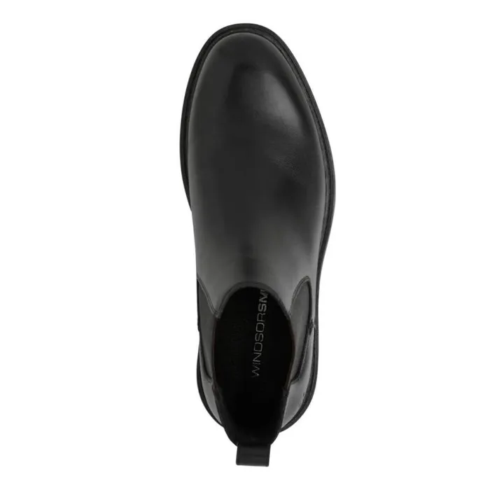 Windsor Smith Boots Men NIALL BLACK LEATHER BOOTS Windsor Smith Boots Men NIALL BLACK LEATHER BOOTS