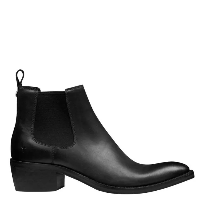 Windsor Smith Boots Men ORION BLACK LEATHER BOOTS