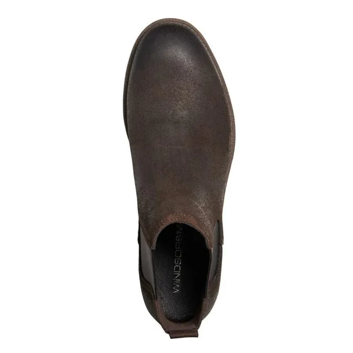 Windsor Smith Boots Men SAXON BROWN OIL SUEDE BOOTS Windsor Smith Boots Men SAXON BROWN OIL SUEDE BOOTS