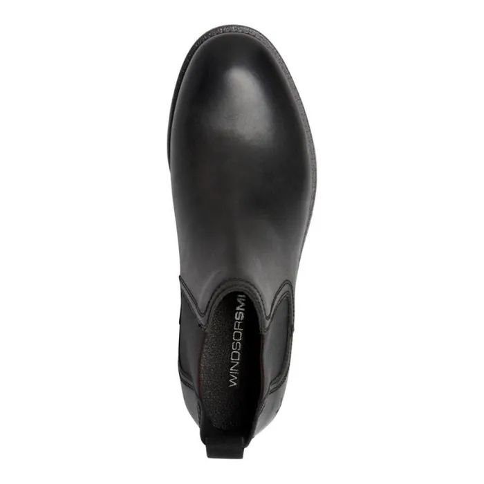 Windsor Smith Boots Men SERGIO BLACK LEATHER BOOTS Windsor Smith Boots Men SERGIO BLACK LEATHER BOOTS