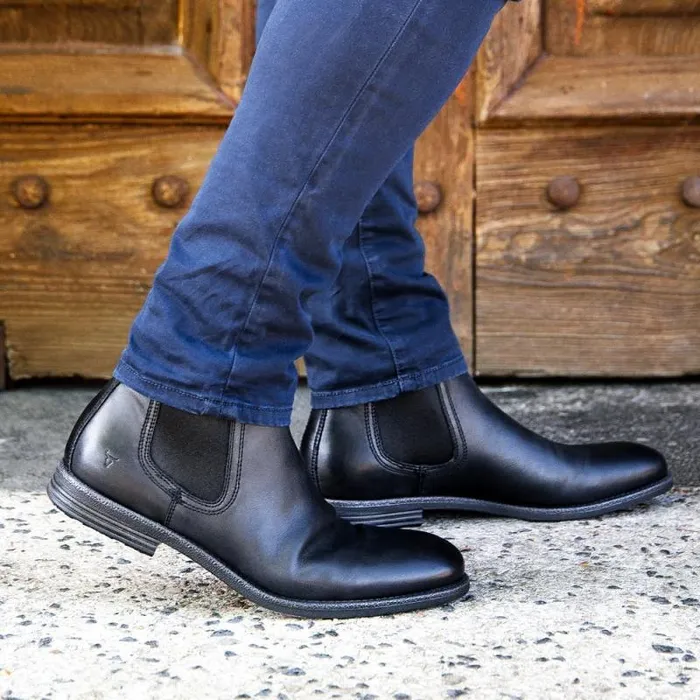 Windsor Smith Boots Men SERGIO BLACK LEATHER BOOTS Windsor Smith Boots Men SERGIO BLACK LEATHER BOOTS