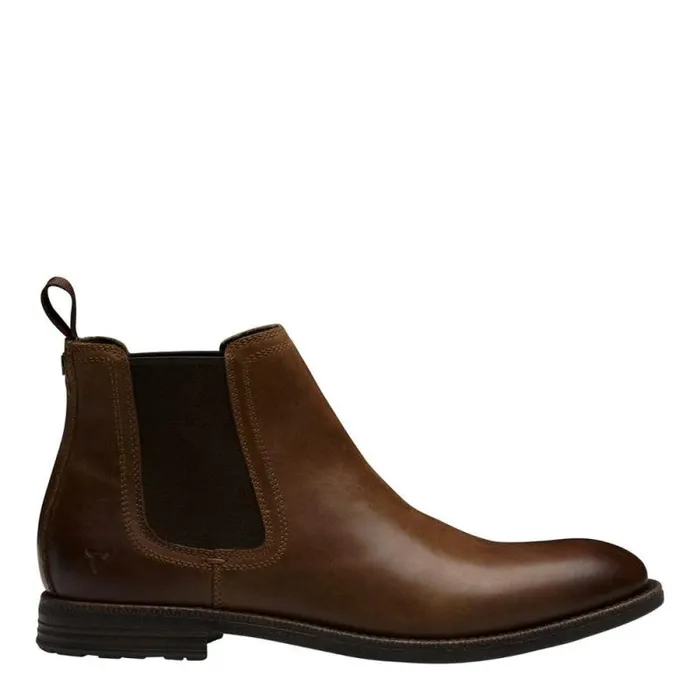 Windsor Smith Boots Men SERGIO DARK BROWN LEATHER BOOTS