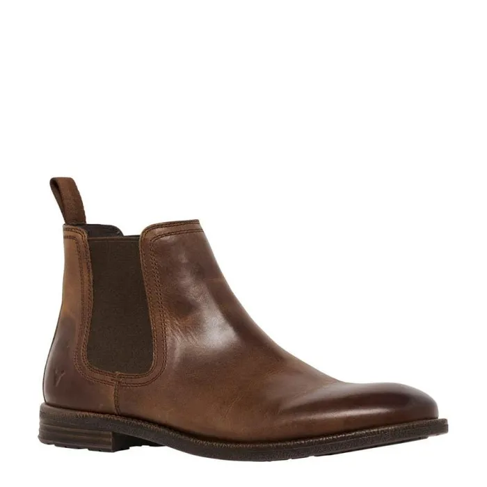 Windsor Smith Boots Men SERGIO TAN LEATHER BOOTS