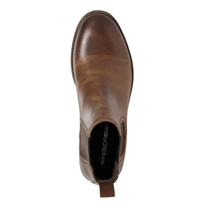Windsor Smith Boots Men SERGIO TAN LEATHER BOOTS