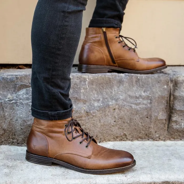 Windsor Smith Boots Men STEPHAN TAN LEATHER BOOTS Windsor Smith Boots Men STEPHAN TAN LEATHER BOOTS
