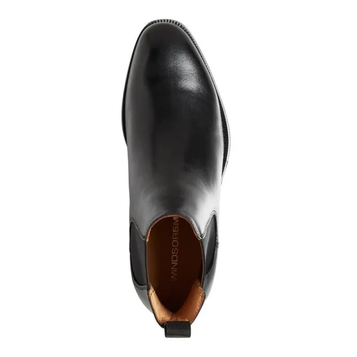 Windsor Smith Boots Men STOCKMAN BLACK LEATHER BOOTS Windsor Smith Boots Men STOCKMAN BLACK LEATHER BOOTS