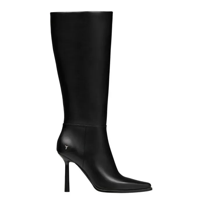 Windsor Smith Boots Women HIERARCHY BLACK STILETTO BOOTS