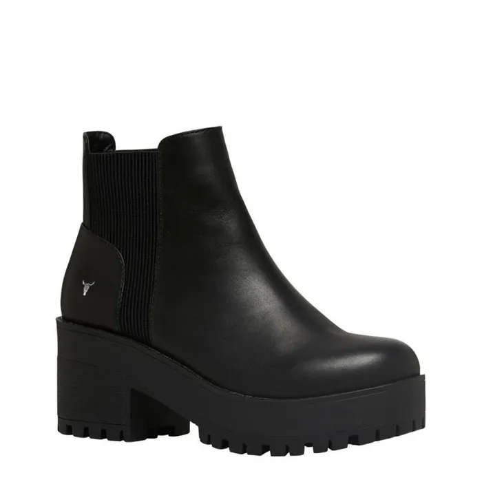 Windsor Smith Boots Women ICON BLACK PLATFORM BOOTS Windsor Smith Boots Women ICON BLACK PLATFORM BOOTS
