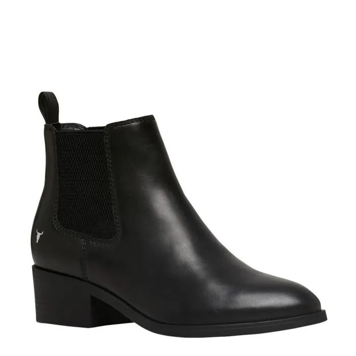 Windsor Smith Boots Women RAVEE BLACK LEATHER BOOTS Windsor Smith Boots Women RAVEE BLACK LEATHER BOOTS