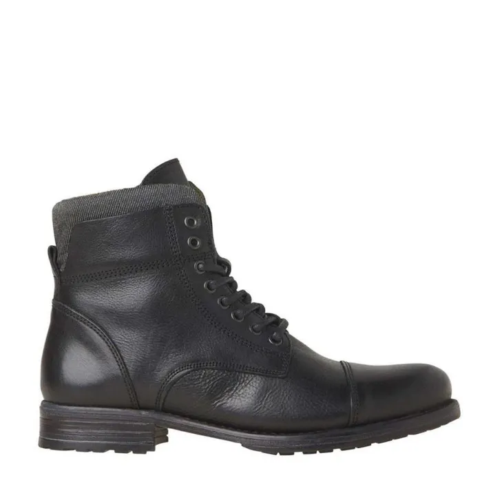 Windsor Smith European Collection Men FEVERR BLACK LEATHER BOOTS