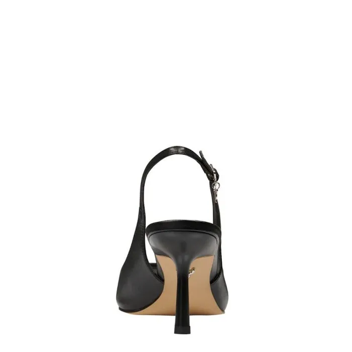 Windsor Smith Heels Women HIBISCUS BLACK LEATHER HEELS Windsor Smith Heels Women HIBISCUS BLACK LEATHER HEELS