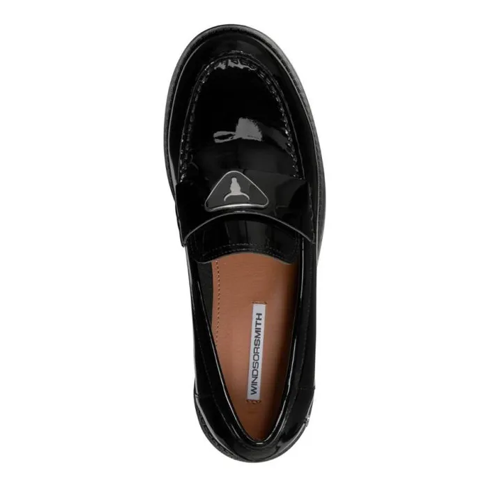 Windsor Smith Loafers Women POLITE BLACK PATENT LOAFERS Windsor Smith Loafers Women POLITE BLACK PATENT LOAFERS